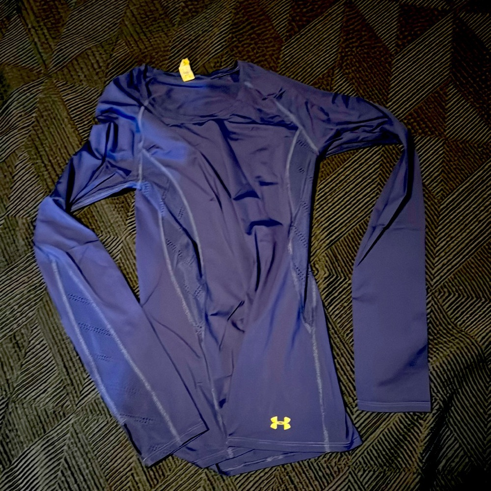Cobalt blue under armour running shirt